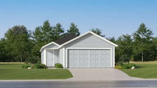 New construction Single-Family house 6107 Pulling Run, Von Ormy, TX 78073 plan Gerson - image