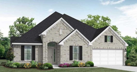 New construction Single-Family house 2518 Gleaming Pear Dr, Manvel, TX 77578 plan Nederland II - image