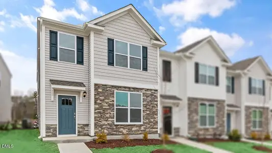 New construction Townhouse house 837 Old Tarboro Rd, Wendell, NC 27591 plan Blake - image