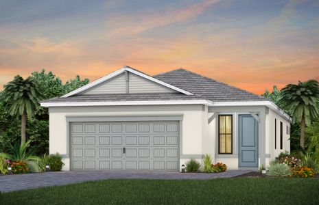 New construction Single-Family house 19035 Indian Rock Pl, Lakewood Ranch, FL 34211 plan Hallmark - image