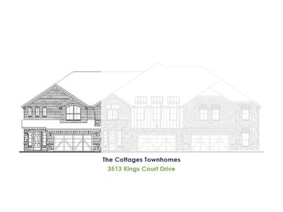 New construction Townhouse house 3521 Jester Dr, Lewisville, TX 75056 plan TH Building 26 Unit 1 C - image