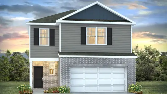 New construction Single-Family house 1019 Rampart Ct, Lugoff, SC 29078 plan MANNING - image