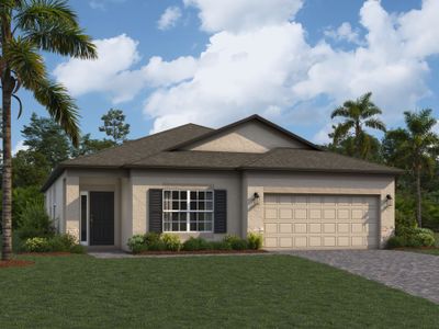 New construction Single-Family house 2388 Kalina Drive, Spring Hill, FL 34609 Newport II- photo 0