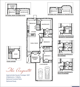 New construction Single-Family house 4411 Waterside Cove Ln, Houston, TX 77047 plan The Augusta - image