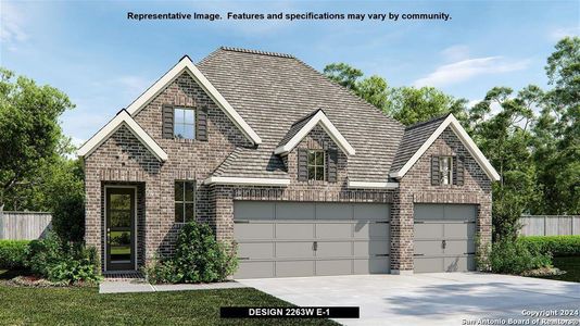 New construction Single-Family house 647 Bay Breeze Drive, Kyle, TX 78640 Design 2263W- photo 0