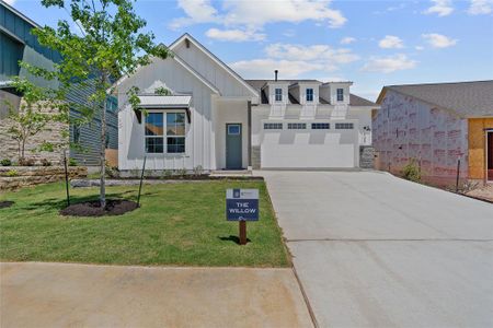 New construction Single-Family house 135 Brooks Ranch Drive, Kyle, TX 78640 Willow- photo 0