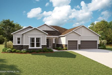 New construction Single-Family house 255 High Brush Court, Saint Johns, FL 32259 Iris- photo 0