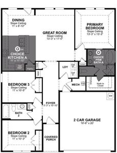 Beazer Homes Chalk Hill
Allegheny plan