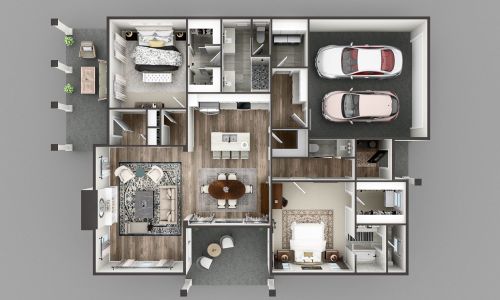 New construction Single-Family house 100 Maple View Dr, Unit 101, Carrollton, GA 30117 plan The Red Oak - image 3