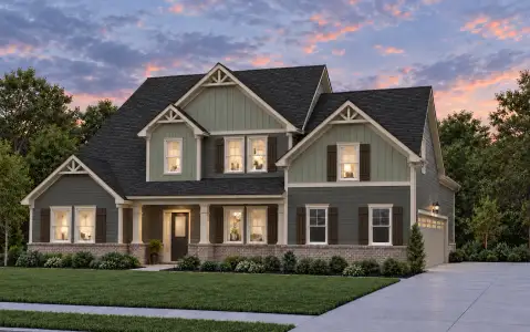 New construction Single-Family house Fayetteville, GA 30214 plan Milton - 19444 - image
