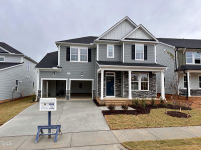 New construction Single-Family house 429 Edison Rail Lane, Knightdale, NC 27545 Jessamine- photo 0