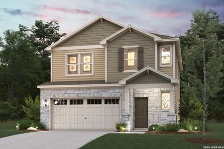 New construction Single-Family house 6562 Bufflehead Bnd, Leon Valley, TX 78240 plan Rudy - 1900 - image