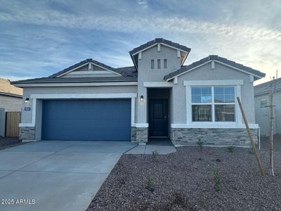 New construction Single-Family house 18341 W Desert Hollow Dr, Wittmann, AZ 85361 Dove- photo 0