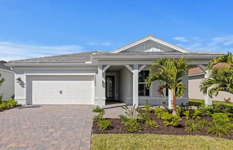 New construction Single-Family house 17311 Leaning Oak Trl, North Fort Myers, FL 33917 plan Palmary - image