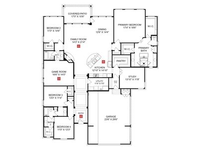 New construction Single-Family house 209 Bold Sundown, Liberty Hill, TX 78642 plan Siena III - image 5