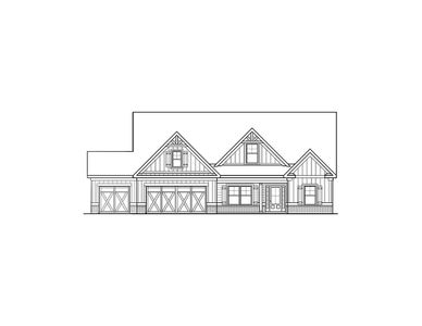 New construction Single-Family house 245 Riverside Trl, Monroe, GA 30656 plan (GA)Avondale A.2 3 Front Entry (with bonus) - image