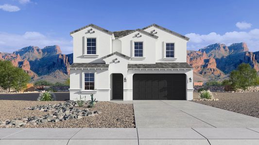 New construction Single-Family house 4158 S 242Nd Ln, Buckeye, AZ 85326 plan Stork - image