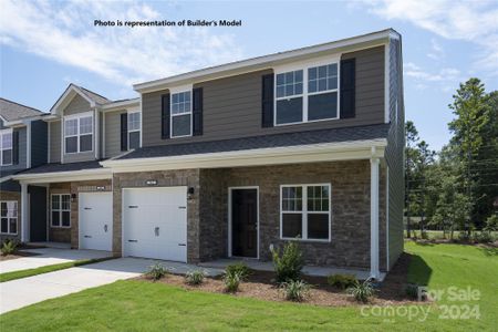 New construction Townhouse house 5336 Cherrie Kate Court, Unit 1701, Stanley, NC 28164 - photo 0