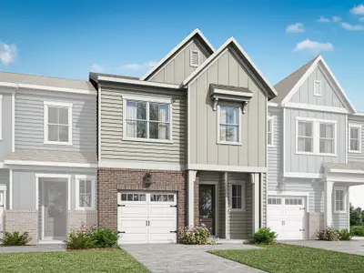 New construction Townhouse house 715 Latta Rd, Durham, NC 27712 plan Onslow - image