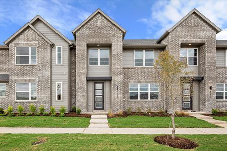 New construction Townhouse house 4561 Lamplights Drive, Prosper, TX 75078 AURORA REVERSE- photo 0