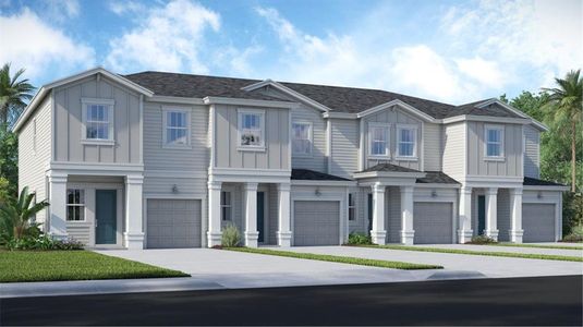 New construction Townhouse house 7628 Danube Road, Kissimmee, FL 34747 Camelia- photo 0