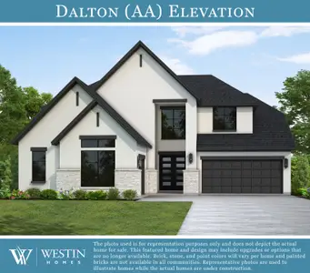 New construction Single-Family house 206 Drawbridge Dr, Georgetown, TX 78633 plan The Dalton - image