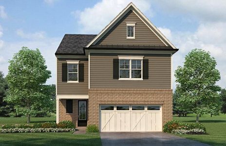 New construction Townhouse house 5346 Gray Birch Bend, Flowery Branch, GA 30542 C- photo 0