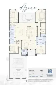 New construction Single-Family house 8307 Lake Club Blvd, Lakewood Ranch, FL 34202 plan Azure - image