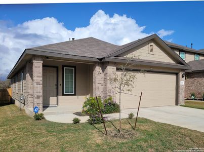 New construction Single-Family house 265 Legendary Trail Loop, Floresville, TX 78114 The Caroline- photo 0