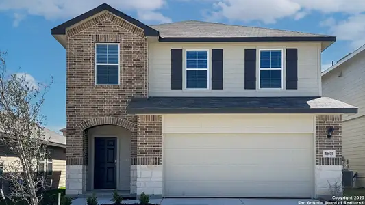 New construction Single-Family house 1549 Champagne Oak, New Braunfels, TX 78130  The Grace- photo 1 1