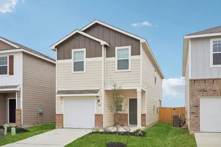 New construction Single-Family house 10644 Harlequinn, Adkins, TX 78101 plan Barnard - image