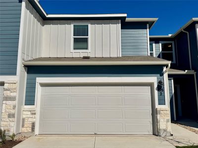 New construction Townhouse house 105 Calcite Rd, Unit 2, Kyle, TX 78640 plan The Barton (147) - image