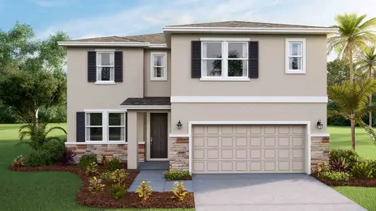 New construction Single-Family house 17688 Acorn Drop Rd, Land O' Lakes, FL 34638 plan Talbot - image
