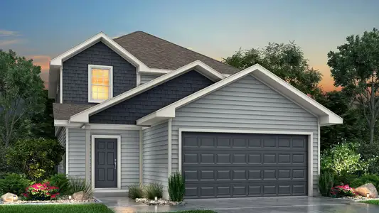 New construction Single-Family house 13622 Kit Run, Splendora, TX 77372 plan The Woodland - image