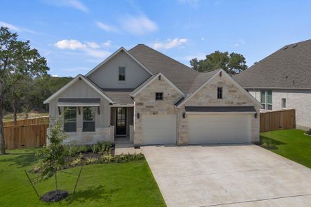 New construction Single-Family house 414 Wood Thrush Run, Kyle, TX 78640 plan Groveton - image