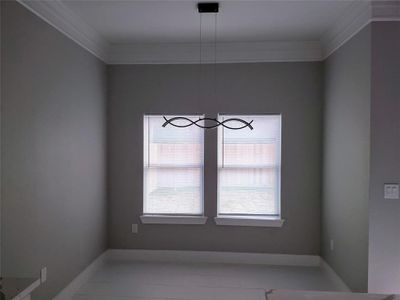 Principle Bedroom / tile floors and Crown molding