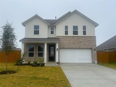 New construction Single-Family house 26807 Dalmatian Bellflower, Katy, TX 77493 plan Thornton - image