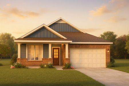 New construction Single-Family house Spring, TX 77379 plan Cottonwood II Trinity Grove Country - image