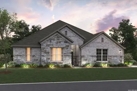 New construction Single-Family house 7715 Hanging Basket, San Antonio, TX 78263 plan Sabine - image