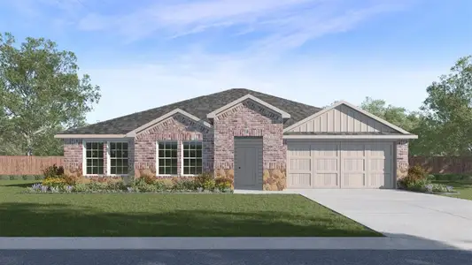 New construction Single-Family house 499 Sebastian Ln, Waxahachie, TX 75165 plan Coleman - image