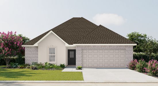 New construction Single-Family house 1470 Little Cypress Lp, Orange, TX 77632 plan Brookdale IV A - image