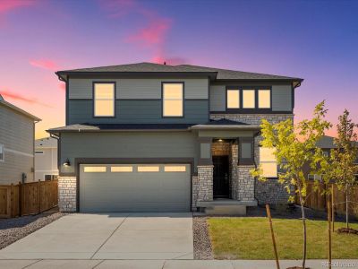 New construction Single-Family house 9061 Quintero Street, Commerce City, CO 80022 Silver Sage- photo 0