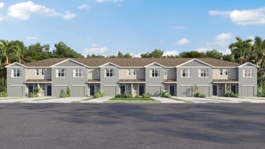 New construction Townhouse house 31314 Ancient Sage Rd, Wesley Chapel, FL 33545 PEARSON A- photo 0