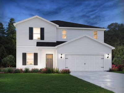 Dakota front elevation A at a Meritage Homes Community in Angier, NC.