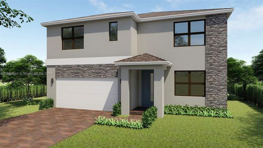 New construction Single-Family house 144 Ne 13Th Circle, Homestead, FL 33033 Hayden- photo 0