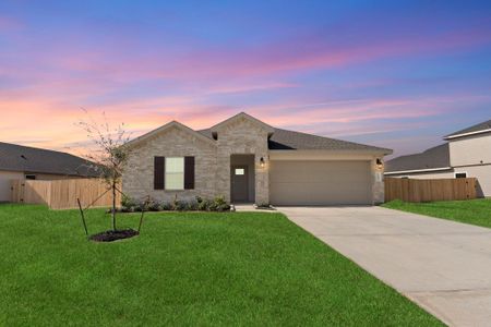 New construction Single-Family house 1411 Angelfish Dr, Iowa Colony, TX 77583 plan Kingston - image
