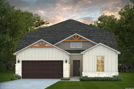 New construction Single-Family house 539 Nightingale Ave, Marion, TX 78124 plan Keller - image