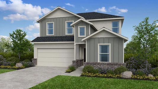 New construction Single-Family house 18311 Maroon Harbor Wy, Crosby, TX 77532 plan Reid - image