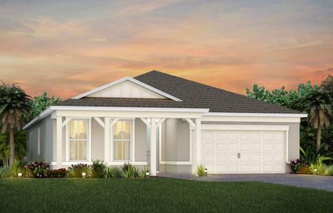 New construction Single-Family house 1938 Spring Shower Cir, Kissimmee, FL 34744 Palmary- photo 0
