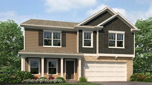 New construction Single-Family house 128 Calvin Creek Dr, Troutman, NC 28166 plan Hanover - image